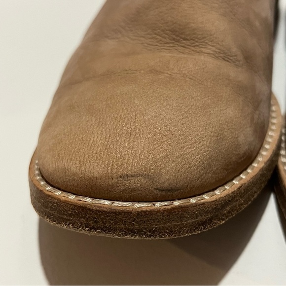 Eileen Fisher Leaf Suede Tan Bootie - Picture 10 of 14